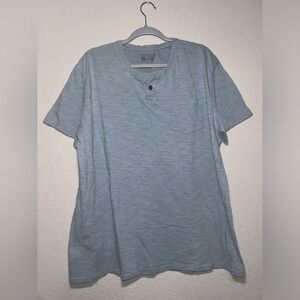 Converse One Star One Button Mens T-Shirt Grayish Blue-Sz XL